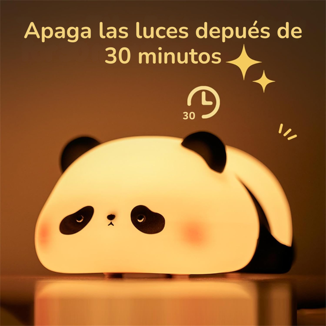 Lámpara con forma de Panda