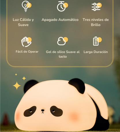 Lámpara con forma de Panda